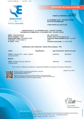 Certificat 120805